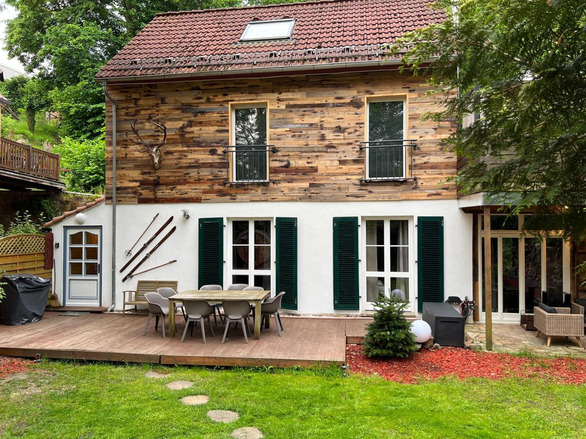 Chalet Ferienhaus ドレスデン エクステリア 写真